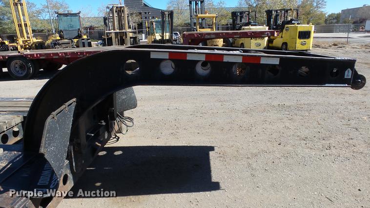 image for item DG2753 1981 Cozad RGN lowboy equipment trailer