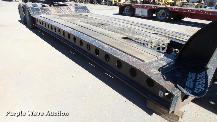 image for item DG2753 1981 Cozad RGN lowboy equipment trailer