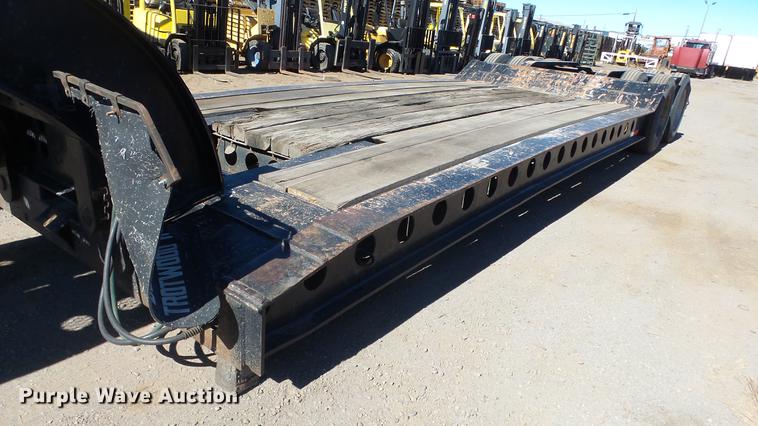 image for item DG2753 1981 Cozad RGN lowboy equipment trailer