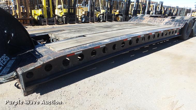 image for item DG2753 1981 Cozad RGN lowboy equipment trailer