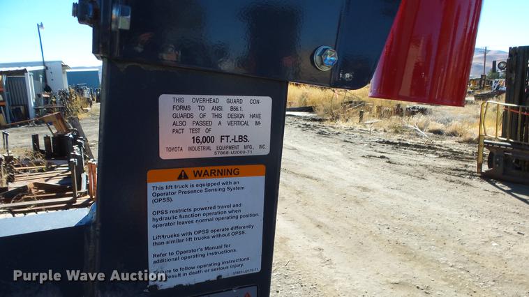 image for item FQ9319 2008 Toyota 8FGCU25 forklift