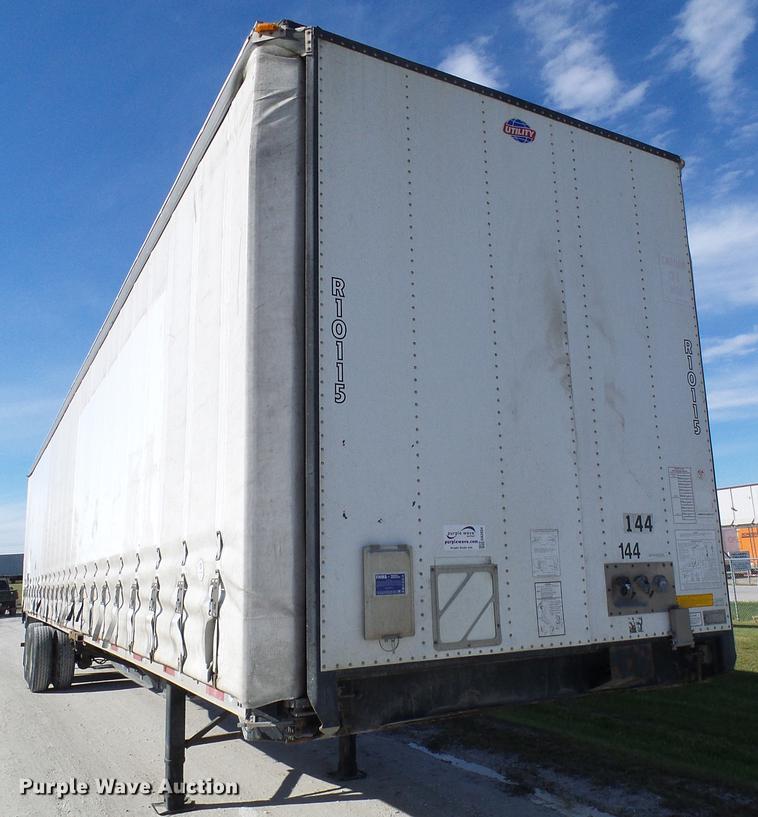 image for item DB2034 2011 Utility TS2CHA side curtain dry van trailer