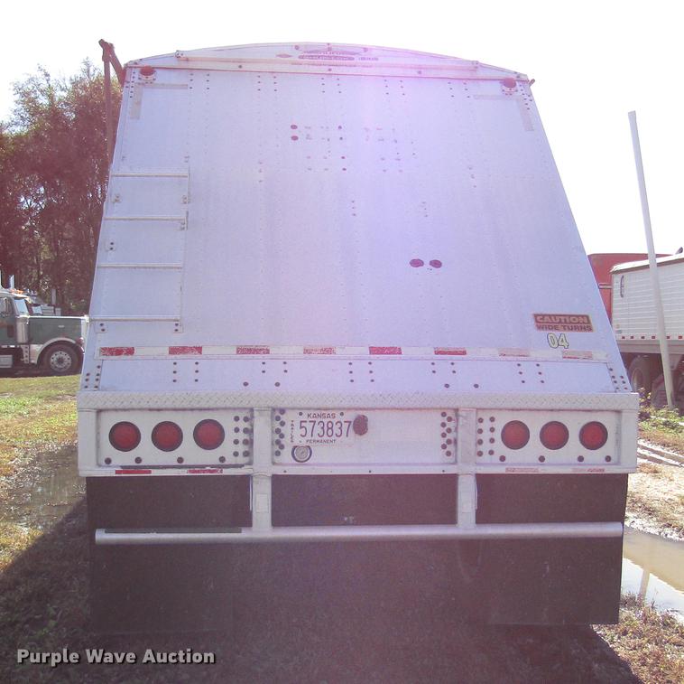image for item DB4757 2004 Corn Husker 800 double hopper bottom grain trailer