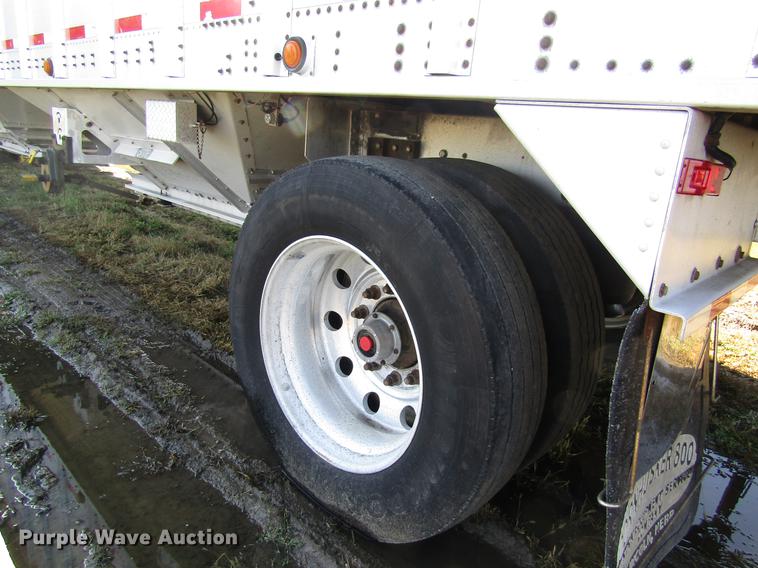image for item DB4757 2004 Corn Husker 800 double hopper bottom grain trailer