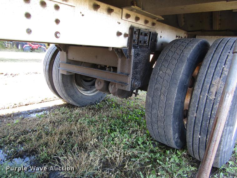 image for item DB4757 2004 Corn Husker 800 double hopper bottom grain trailer