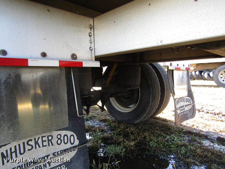 image for item DB4757 2004 Corn Husker 800 double hopper bottom grain trailer