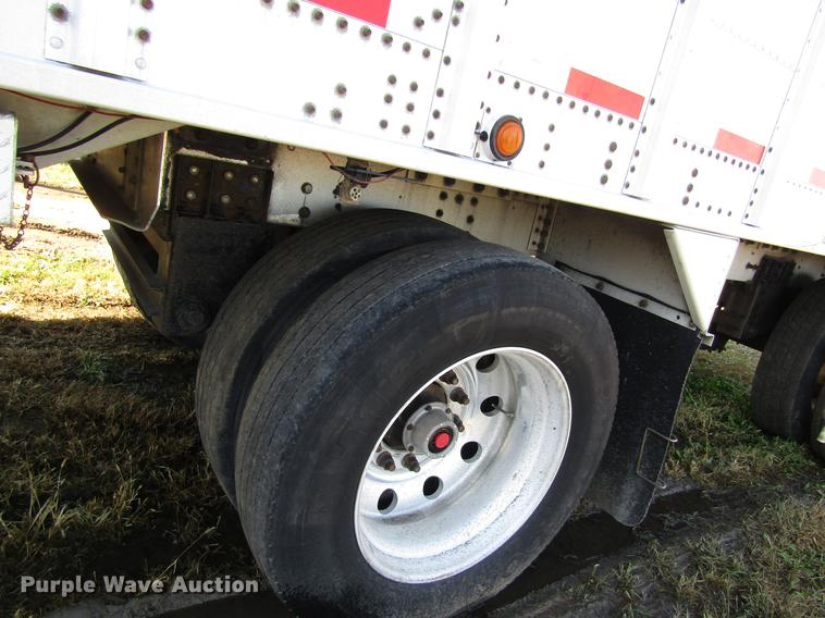 image for item DB4757 2004 Corn Husker 800 double hopper bottom grain trailer