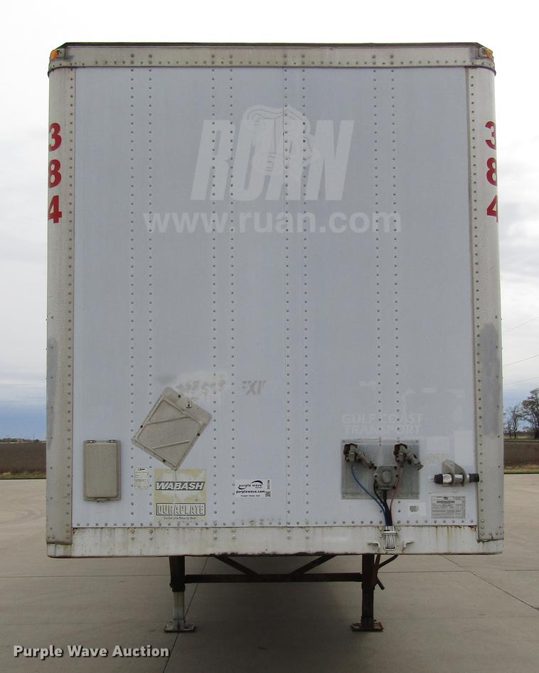 image for item DD3784 2000 Wabash dry van trailer
