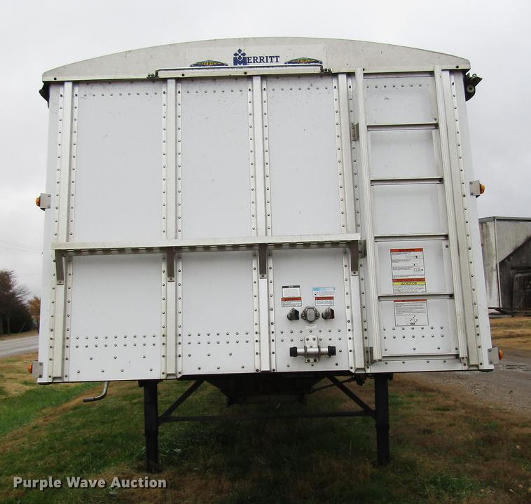 image for item DD3801 2017 Merritt double hopper bottom grain trailer