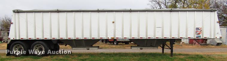 image for item DD3801 2017 Merritt double hopper bottom grain trailer