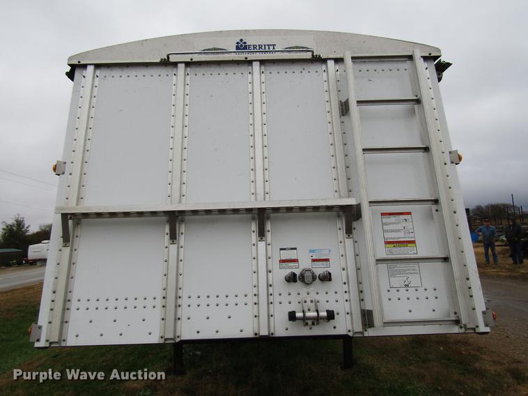 image for item DD3801 2017 Merritt double hopper bottom grain trailer