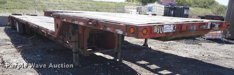 image for item DD6656 1987 Transcraft DTL19-48 drop deck equipment trailer