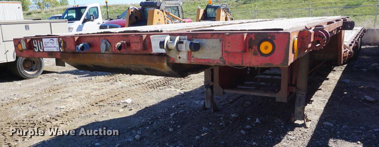 image for item DD6656 1987 Transcraft DTL19-48 drop deck equipment trailer