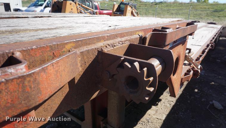image for item DD6656 1987 Transcraft DTL19-48 drop deck equipment trailer