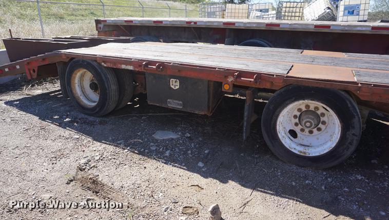 image for item DD6656 1987 Transcraft DTL19-48 drop deck equipment trailer