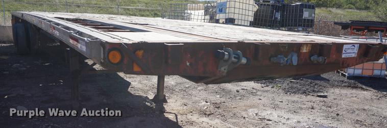 image for item DD6657 1997 Fontaine LFTW-5-10048WSAWE flatbed trailer