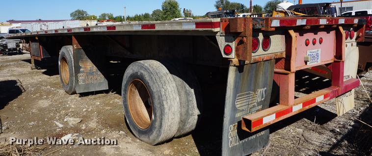 image for item DD6657 1997 Fontaine LFTW-5-10048WSAWE flatbed trailer
