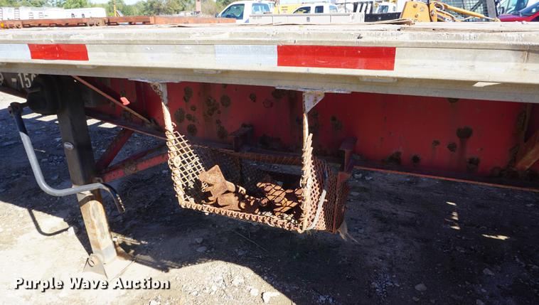 image for item DD6657 1997 Fontaine LFTW-5-10048WSAWE flatbed trailer
