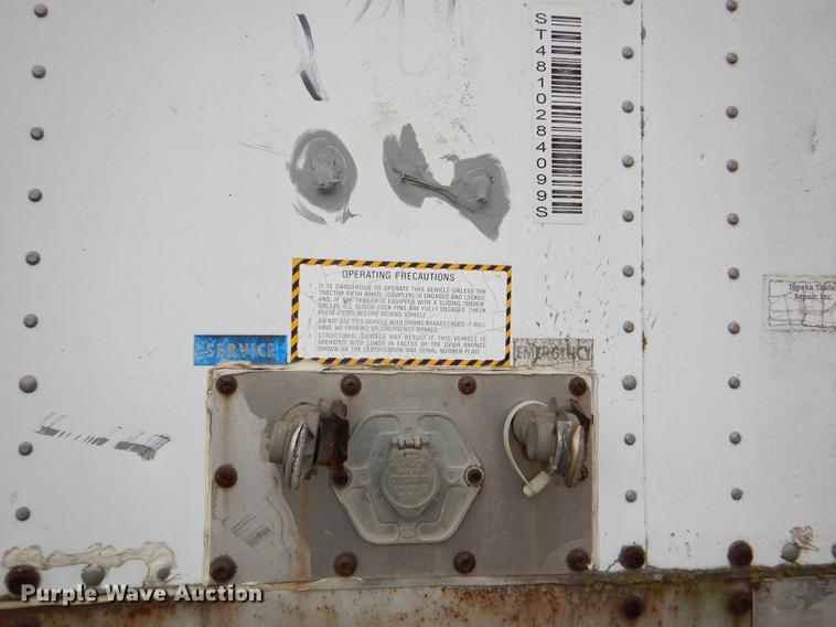 image for item DD8924 1985 Budd NF2S480D62 dry van trailer