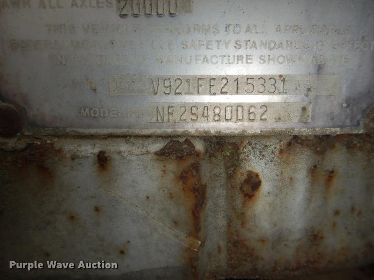 image for item DD8924 1985 Budd NF2S480D62 dry van trailer