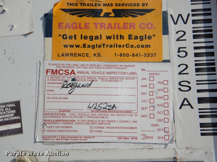 image for item DD8929 2000 Wabash dry van trailer