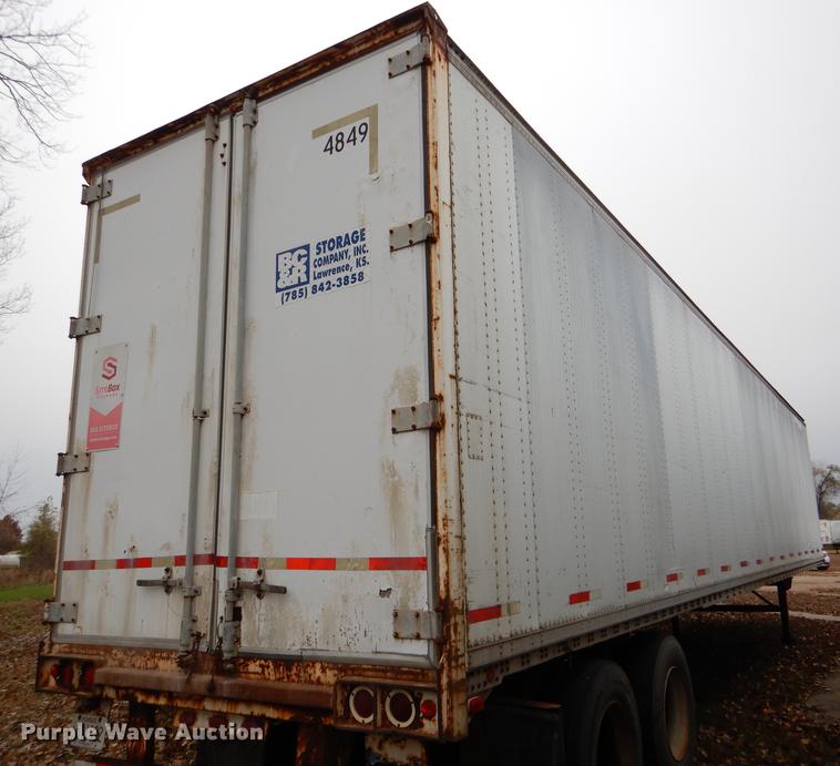 image for item DD8930 1987 Stoughton GSVW-485T-S-WEDGE dry van trailer