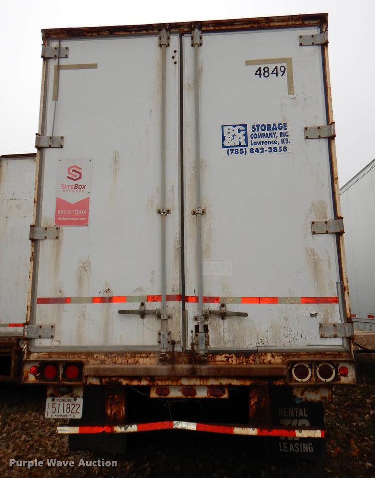 image for item DD8930 1987 Stoughton GSVW-485T-S-WEDGE dry van trailer