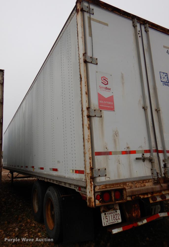 image for item DD8930 1987 Stoughton GSVW-485T-S-WEDGE dry van trailer