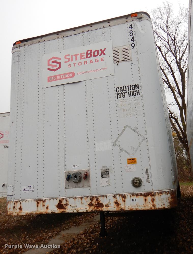 image for item DD8930 1987 Stoughton GSVW-485T-S-WEDGE dry van trailer