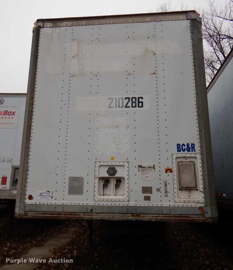 image for item DD8933 1994 Oshkosh dry van trailer