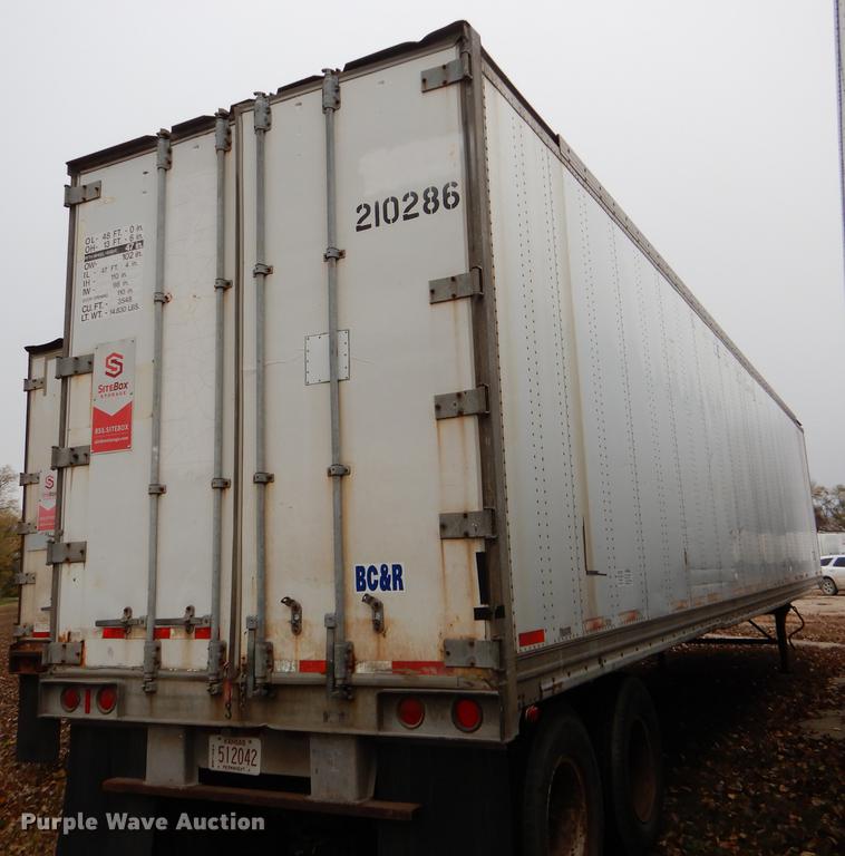 image for item DD8933 1994 Oshkosh dry van trailer