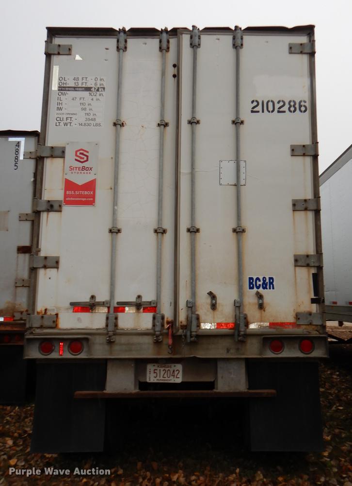 image for item DD8933 1994 Oshkosh dry van trailer