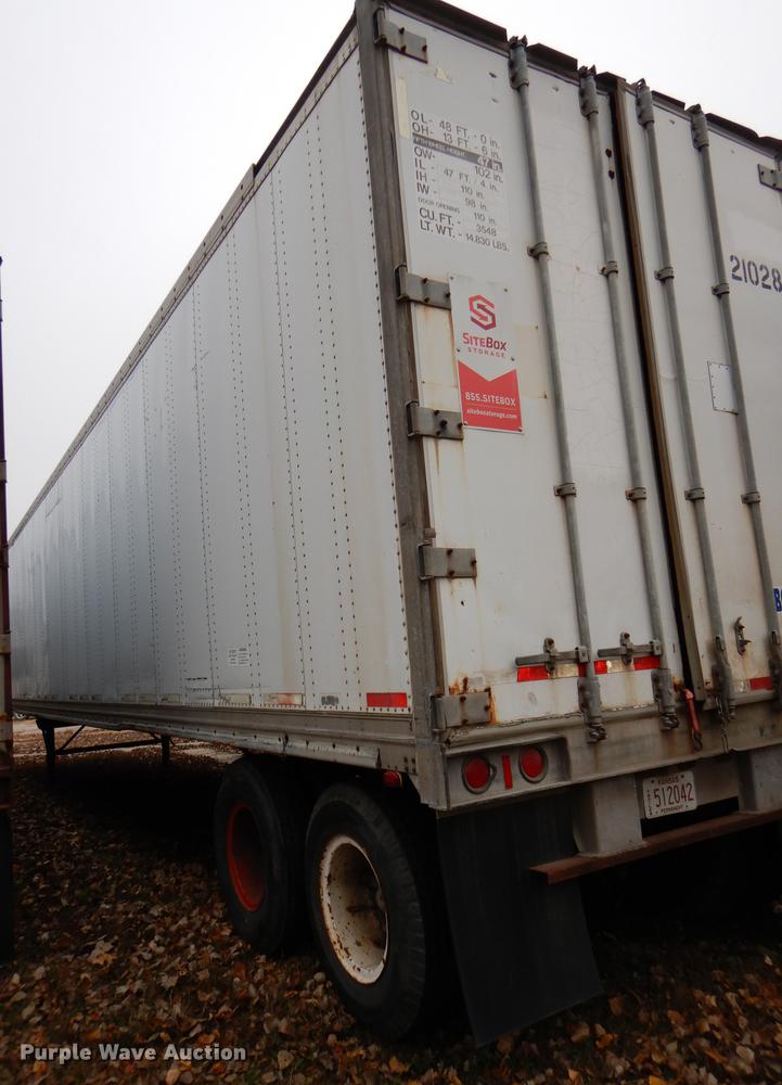 image for item DD8933 1994 Oshkosh dry van trailer