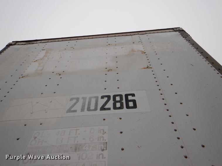 image for item DD8933 1994 Oshkosh dry van trailer