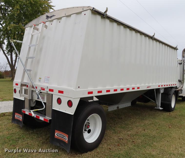 image for item DF1282 2014 Jet single hopper bottom grain trailer