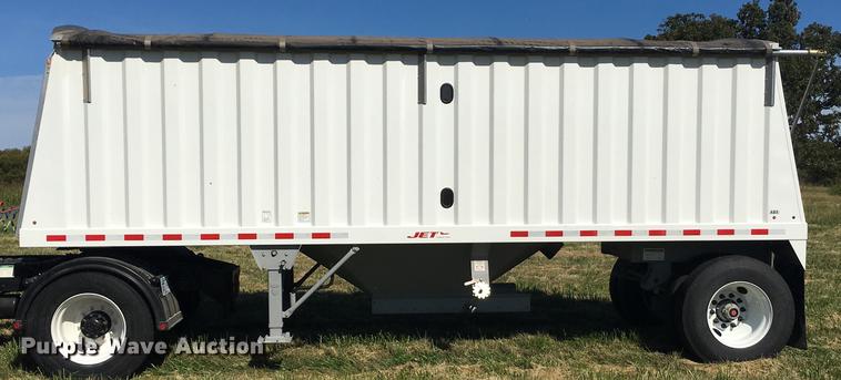 image for item DF1282 2014 Jet single hopper bottom grain trailer