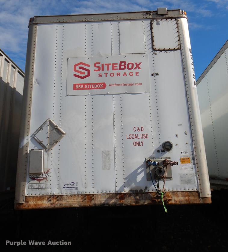 image for item DF1952 2000 Wabash dry van trailer