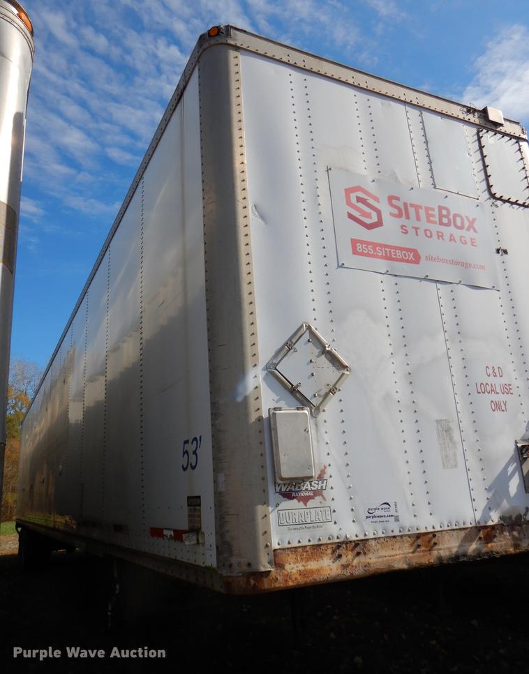 image for item DF1952 2000 Wabash dry van trailer