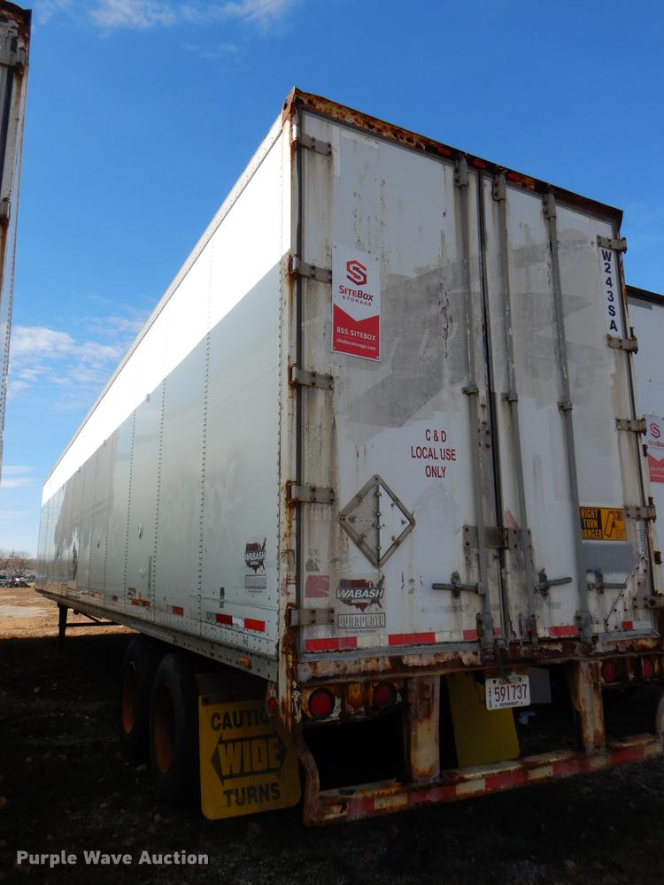 image for item DF1952 2000 Wabash dry van trailer