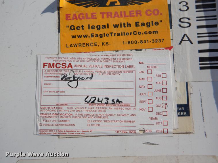 image for item DF1952 2000 Wabash dry van trailer