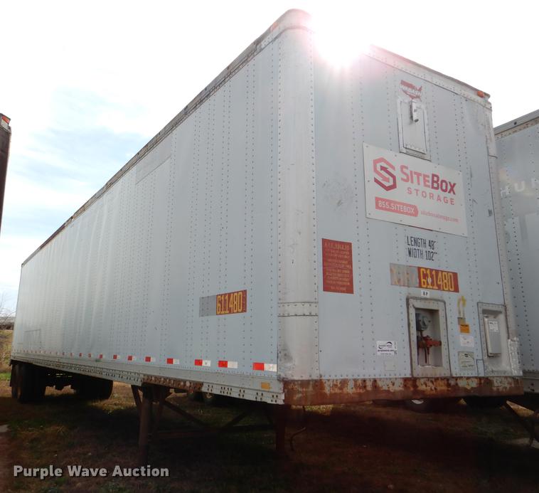 image for item DF1983 1992 Wabash SA-102CW dry van trailer