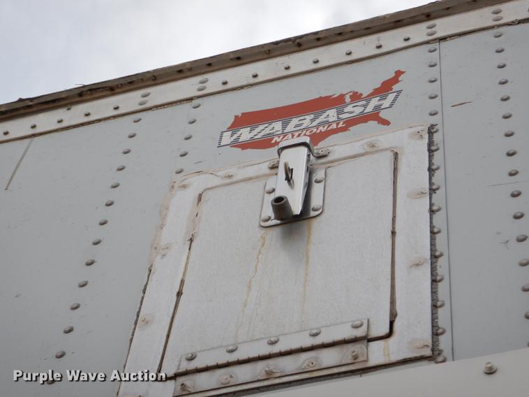 image for item DF1983 1992 Wabash SA-102CW dry van trailer