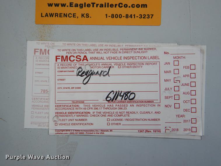 image for item DF1983 1992 Wabash SA-102CW dry van trailer