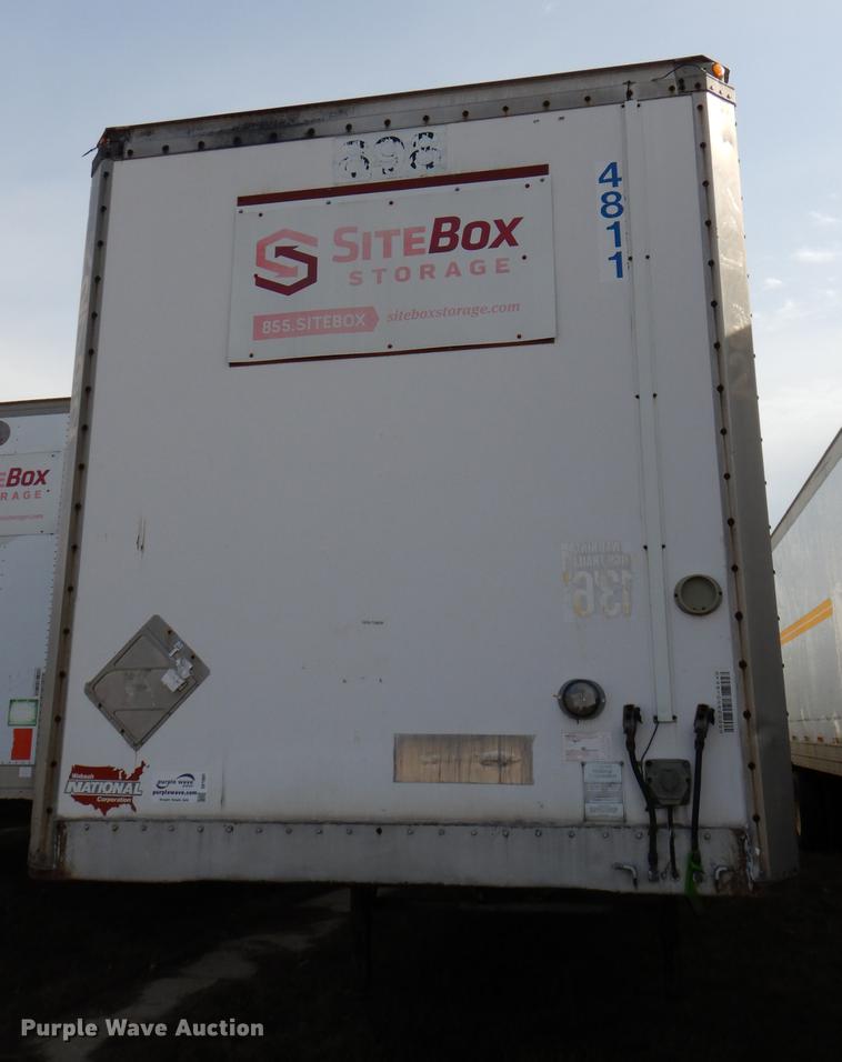 image for item DF1991 1986 Wabash FRD-102 dry van trailer