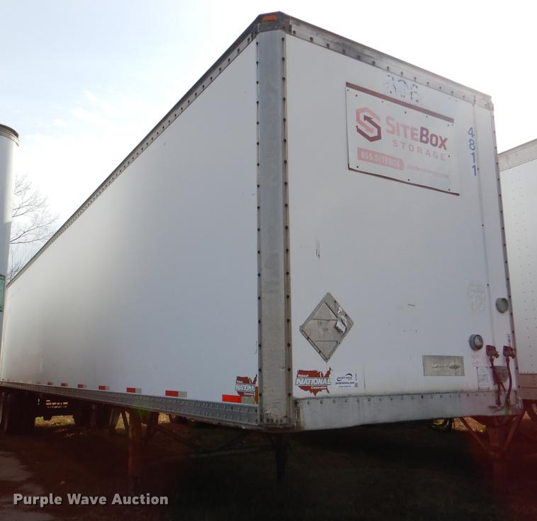 image for item DF1991 1986 Wabash FRD-102 dry van trailer