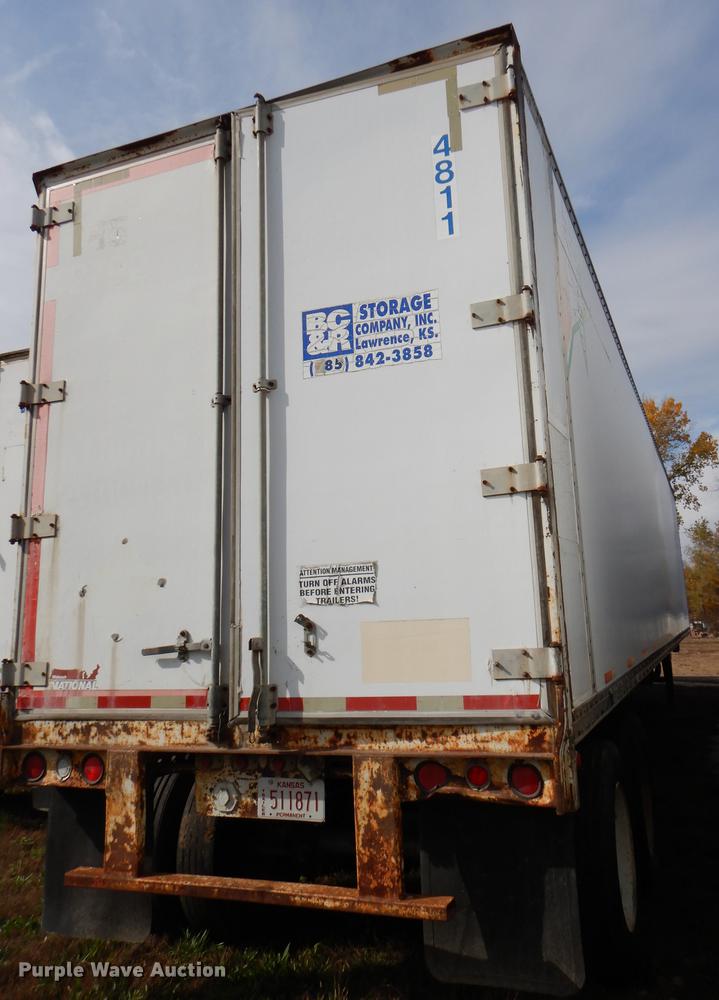 image for item DF1991 1986 Wabash FRD-102 dry van trailer