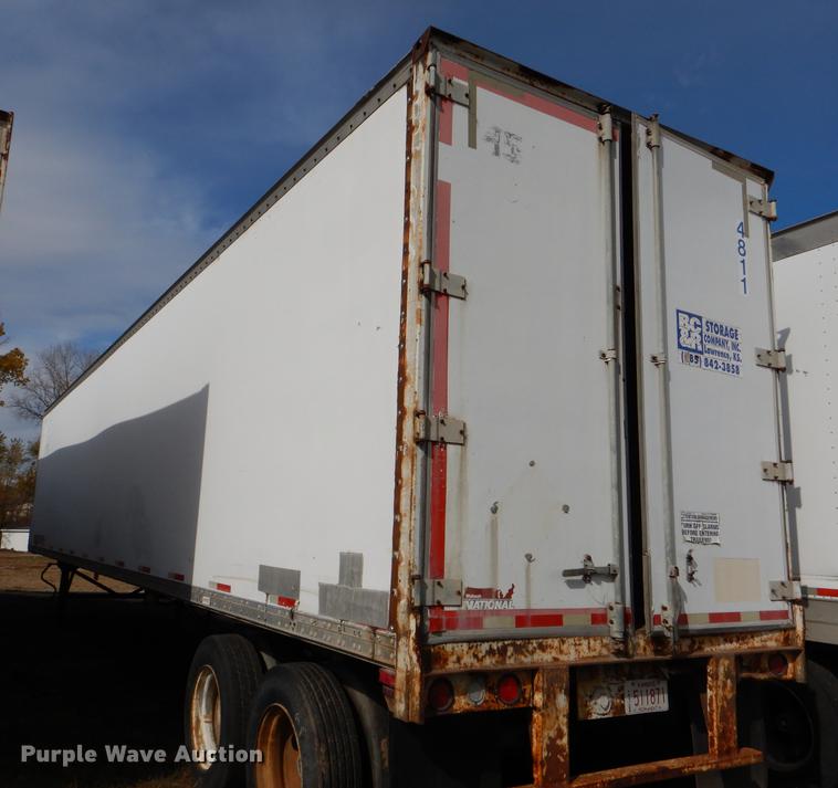 image for item DF1991 1986 Wabash FRD-102 dry van trailer