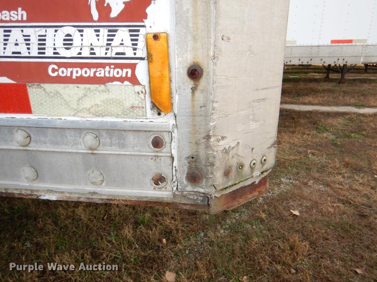 image for item DF1991 1986 Wabash FRD-102 dry van trailer