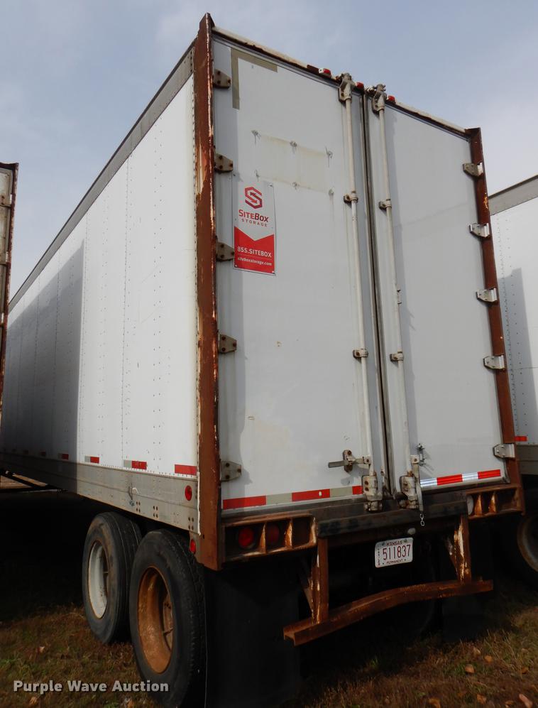 image for item DF1993 1987 Great Dane 7311TJW dry van trailer