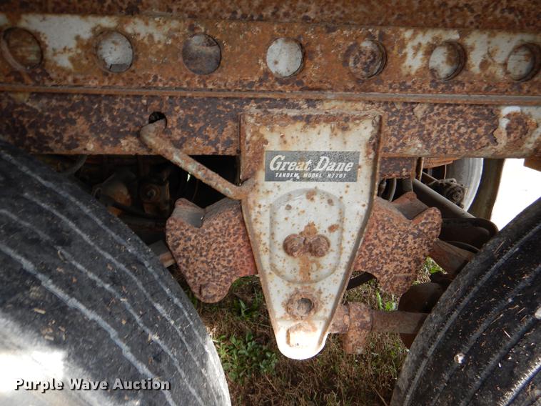 image for item DF1993 1987 Great Dane 7311TJW dry van trailer